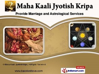 Provide Marriage and Astrological Services
 