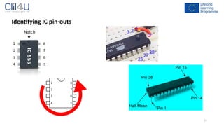 15
Identifying IC pin-outs
 