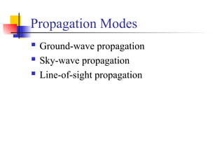 antenna and wave propagation, ground wave space wave and sky wave ...