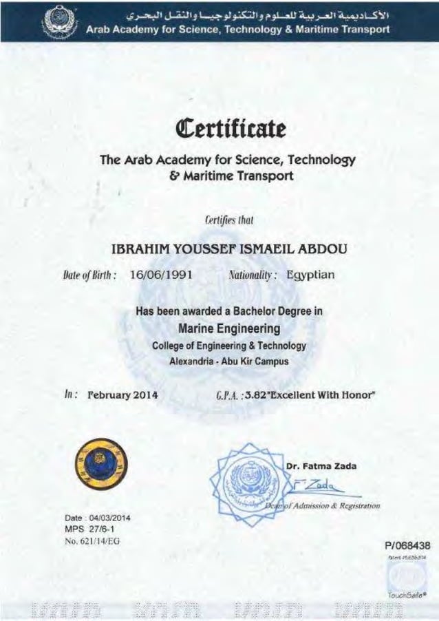 Bachelor Degree certificate (2) | PDF