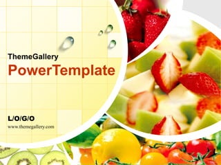 ThemeGallery 
PowerTemplate 
L/O/G/O 
www.themegallery.com 
 