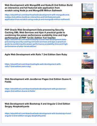 Web Application Development with Yii and PHP 2nd Revised ed. Edition ...