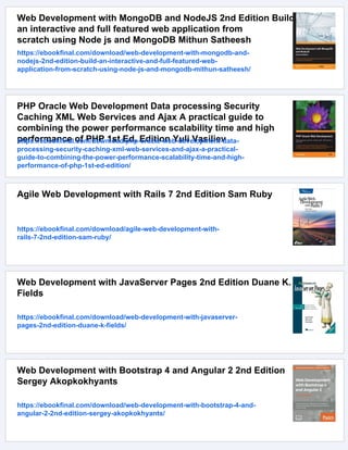 Web Application Development with Yii and PHP 2nd Revised ed. Edition ...