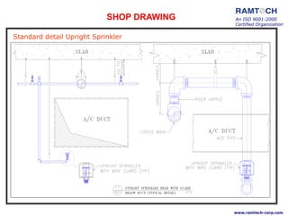 SHOP DRAWING An ISO 9001:2000
Certified Organization
www.ramtech-corp.com
Standard detail Upright Sprinkler
 