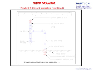 Pendent & Upright sprinklers (combined)
An ISO 9001:2000
Certified Organization
www.ramtech-corp.com
SHOP DRAWING
 