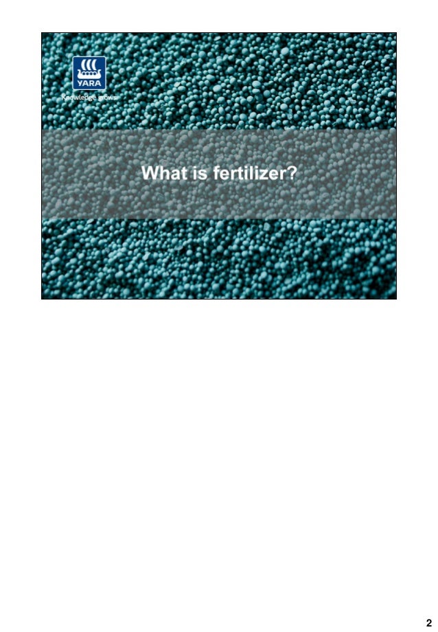 Yara Fertilizer Industry Handbook