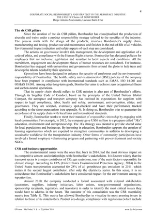 Csr Model Example Lockheed Martin Corporate social responsibility and strategy in the aerospace industry ...