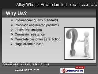 Why Us?
    International quality standards
    Precision engineered products
    Innovative designs
    Corrosion res...