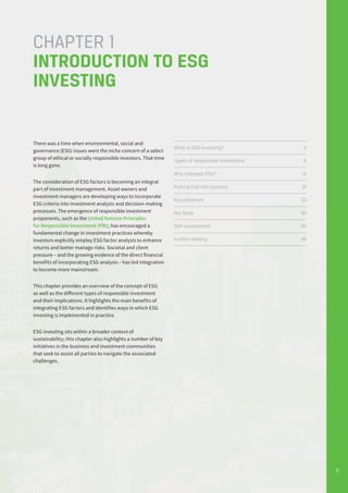 CFA Certificate in ESG Investing Curriculum 3rd Edition Cfa Institute | PDF