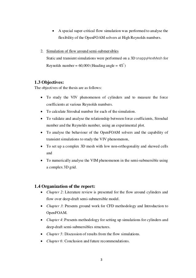 Master thesis cfd