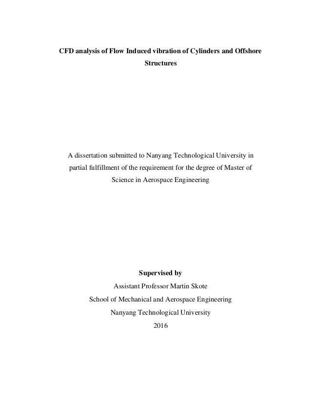 Master thesis cfd