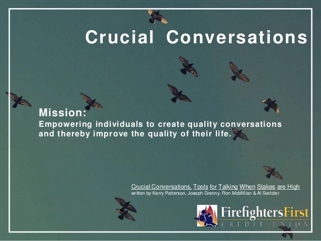 crucial conversations powerpoint crucial conversations powerpoint