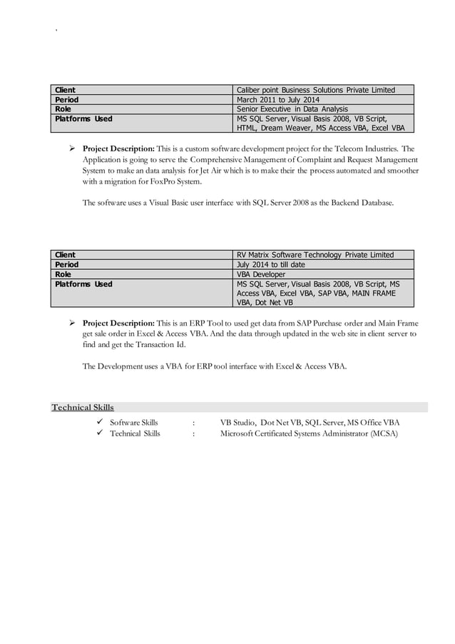 New resume pdf