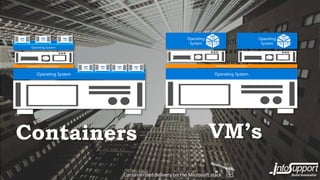 Containerized delivery on the Microsoft stack
 