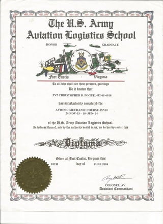 Aviation Diploma