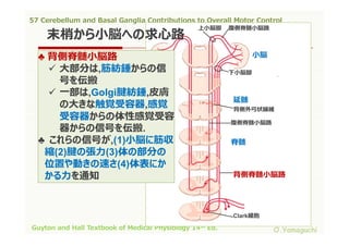 57 cerebellum and basal ganglia contributions to overall motor control ...
