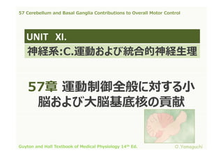 57 cerebellum and basal ganglia contributions to overall motor control ...