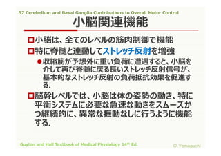 57 cerebellum and basal ganglia contributions to overall motor control ...
