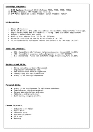 CV_PRASHANT SAPNAR | PDF