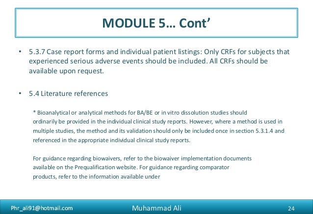CTD Guidelines Overview