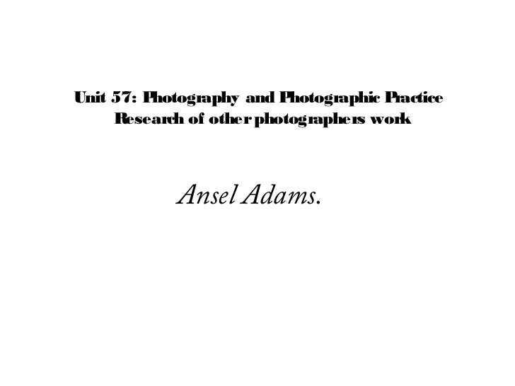 Ansel Adams in Color Photo Essays Colors Oahu and The o jays Center for Creative Photography
