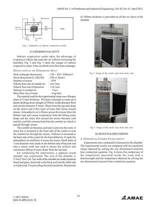 Design and Performance Evaluation of an Indirect Evaporative Air Cooler ...