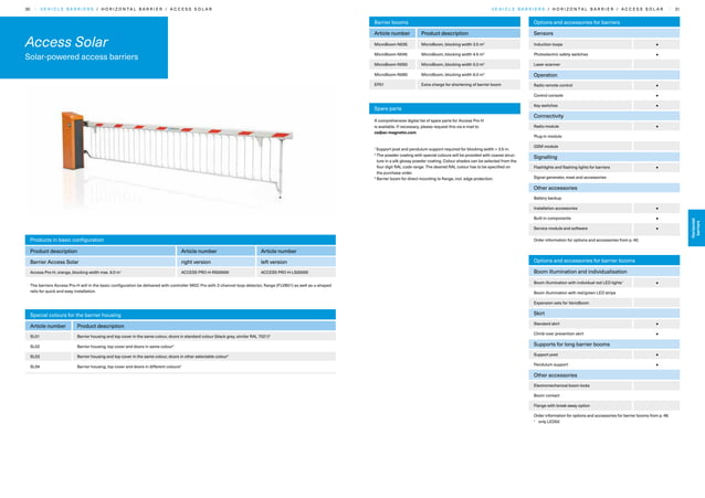 Magnetic AutoControl vehicle gate barriers | PDF | Track and Field | Sports