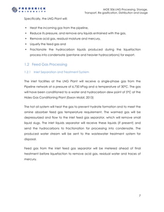 Lng Specifications.pdf Assignment 2 Prepare an outline specification for an LNG plant located ...