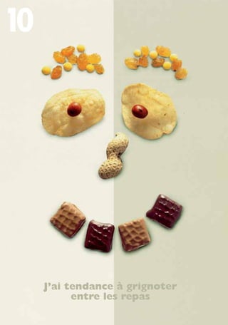 J’ai tendance à grignoter
entre les repas
10
250-09187-L sante_mangeant_23sept:250-08187-L interieur 25/09/09 11:55 Page 56
 