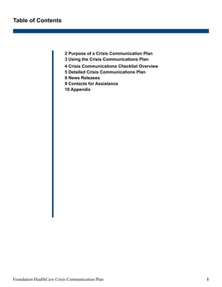 FDNH Crisis Guide | PDF