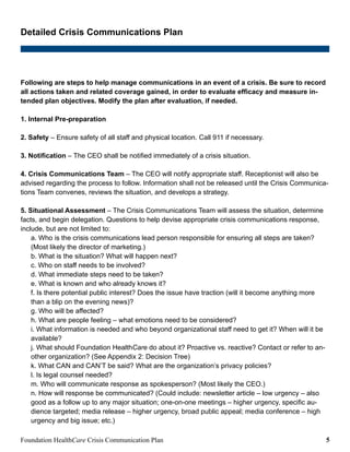 FDNH Crisis Guide | PDF