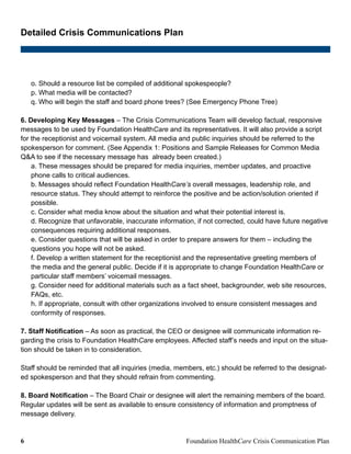 FDNH Crisis Guide | PDF