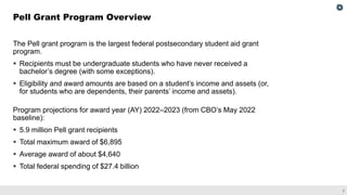 The Pell Grant Program | PDF