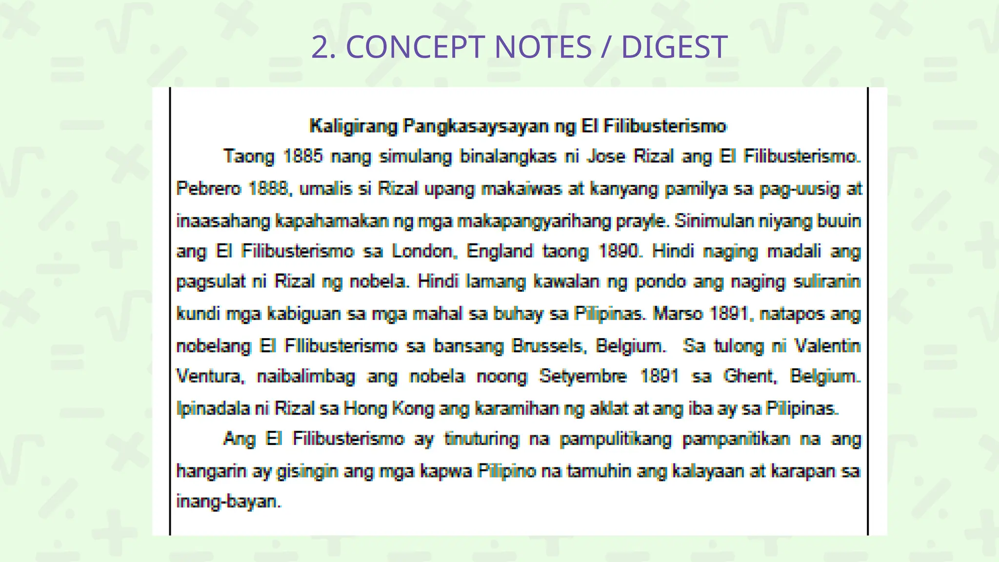 2. CONCEPT NOTES / DIGEST
 