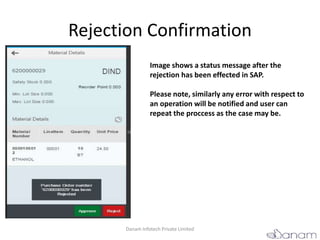 Rejected Po Approval SAPUI5 Applications for Purchase Order and Purchase ...