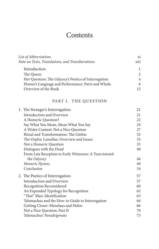 Interrogation Literature Example Arete and the Odyssey's Poetics of Interrogation: An In-Depth Literary ...