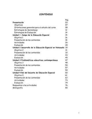 CONTENIDO

                                                          Pág.
Presentación                                    ...