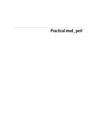 Practical mod_perl
 