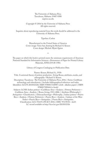 A Universal Theory Of Pottery Production Irving Rouse Attributes Modes ...