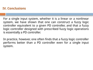 fuzzy logic controllers and PD controllers.ppt