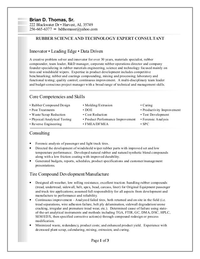 Resume Consultant senior consultant exemple de cv Brian D Thomas Sr 222 Blackwater Dr Harvest Resume Consultant strategy consultant resume page 1 Brian D Thomas Sr 222 Blackwater Dr Harvest