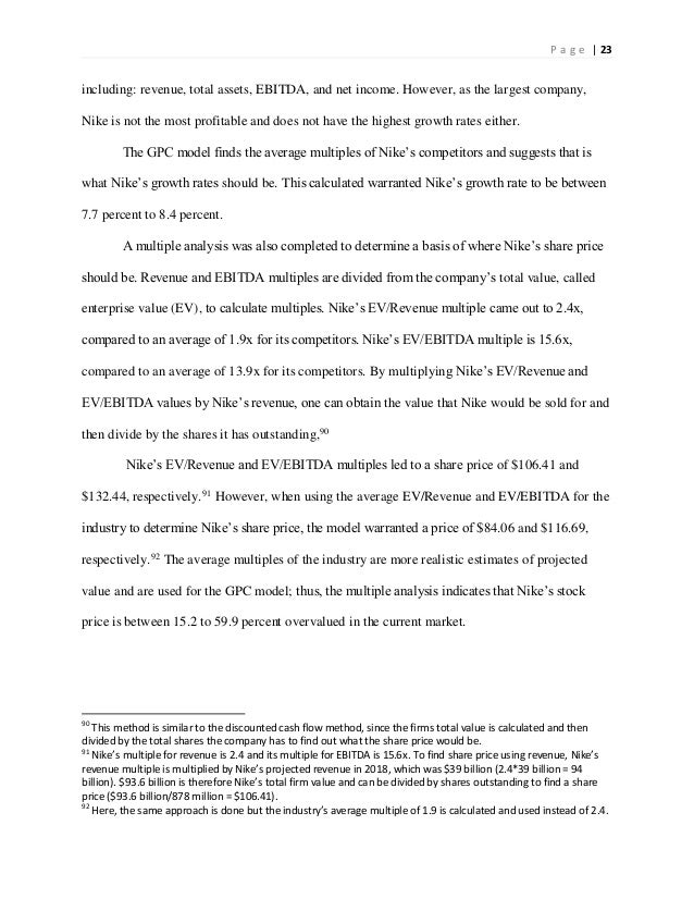 nike shares outstanding 2018