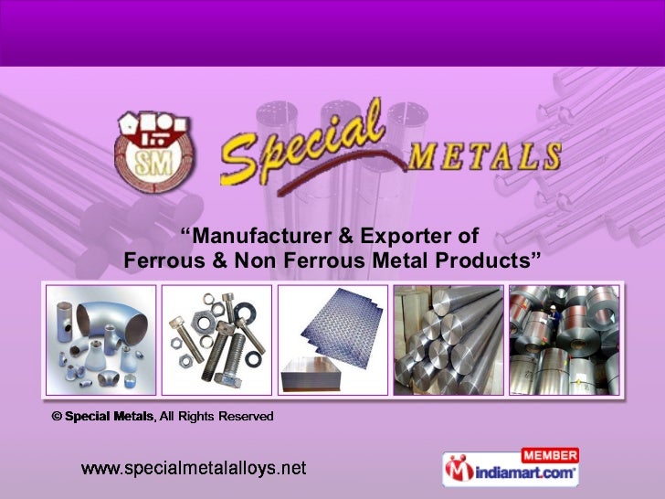 Special Metals, Maharashtra, India