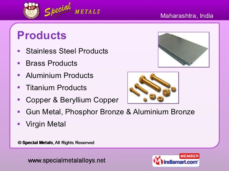 Special Metals, Maharashtra, India