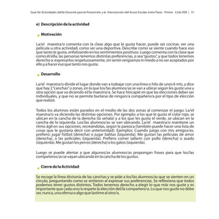 34 |

Guía De Actividades del/la Docente para la Prevención y la Intervención del Acoso Escolar entre Pares - Primer Ciclo...