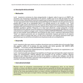 36 |

Guía De Actividades del/la Docente para la Prevención y la Intervención del Acoso Escolar entre Pares - Primer Ciclo...