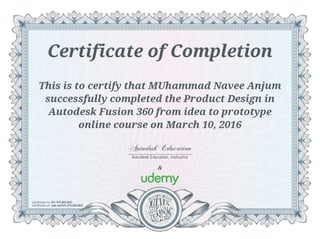 Product Design in Autodesk Fusion 360 from idea to prototype