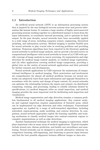 Computational Intelligence in Medical Imaging Techniques and ...