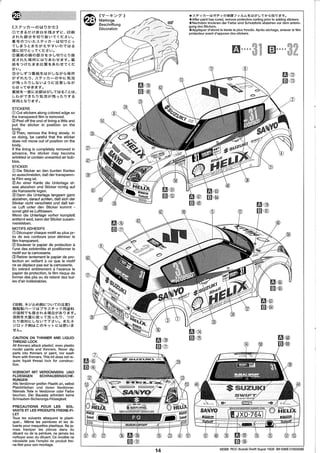TAMIYA M03M SUZUKI SWIFT 1600