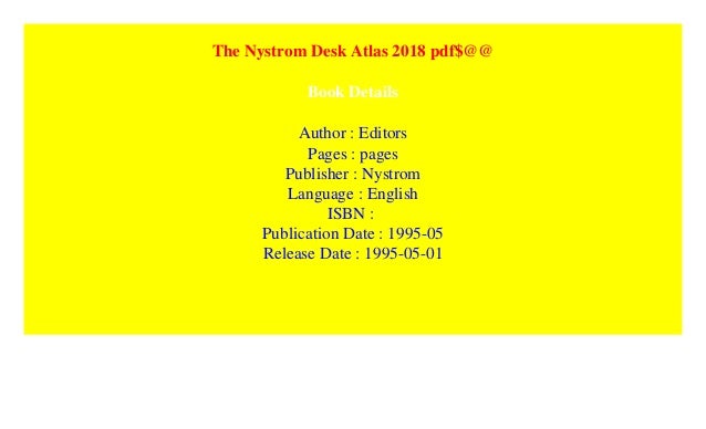 The Nystrom Desk Atlas 2018 Pdf
